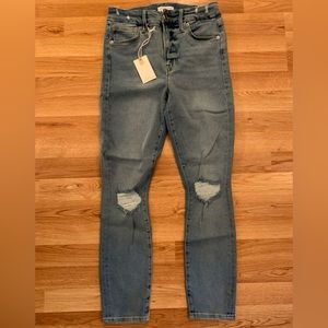 NWT Good American Good Legs Crop Jeans Size 6/28